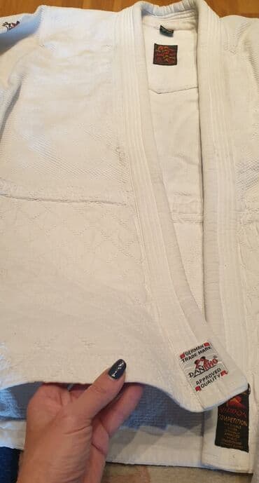 Kids' Clothes: DANRHO Judo Kimono Uniforma Ultimate 750 IJF Bela. Kimono i donji deo — 10