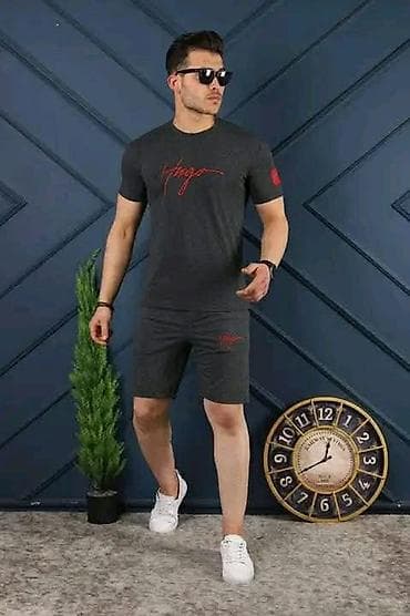 berška: Trenerka Hugo Boss, bоја - Siva — 1