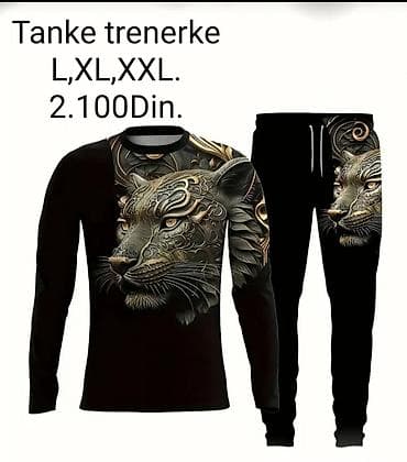 Sportswear: Set, 2XL, L, XL, color - Multicolored, Polyester — 1