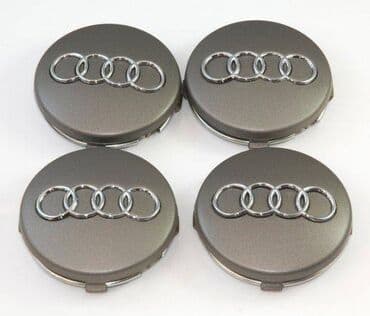 alu felne sa gumama 16: Čepovi za felne AUDI sivi - set 4 komada Čepovi za felne sa logom — 5