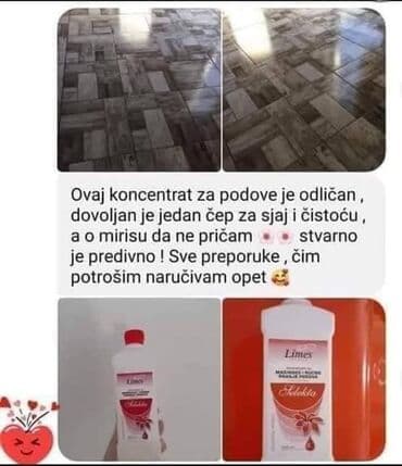 lidl daska za wc solju: Koncentrat za podove sadrži visok postotak površinski aktivnih — 1