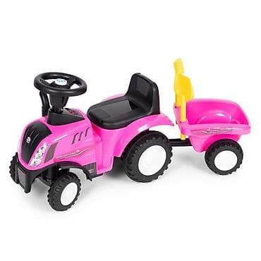 bozicni voz igracka: TRAKTOR SA PRIKOLICOM PINK – ECO TOYS Šifra proizvoda: 658T PINK-250 — 1