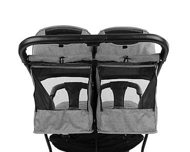 kolica za blizance: KIKKA BOO Happy 2 – kolica za blizance, light grey (SKU: KKB4) Kikka — 7
