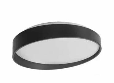 led lampe na punjenje: Plafonjera, bоја - Crna, Novo — 1