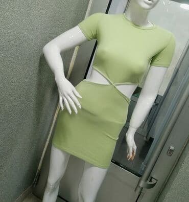comma haljine 2022: Freever S (EU 36), color - Green, Short sleeves — 1