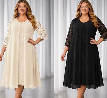 h m haljine cene: 05. PONOVO DOSTUPNE‼️‼️‼️ Elegsntne haljine za punije 2XL 3XL 4XL — 3