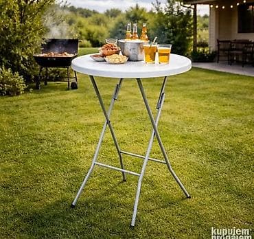 ikea komoda za bebe: Sklopivi barski sto okrugli / Prenosiv / Idealan za proslave — 1