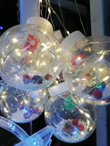 ta pec 2 kw polovna cena: Novogodisnje LED Kugle Snesko i Deda Mraz LED Zavesa SAMO 1790 Dinara — 3