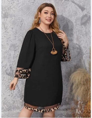 crvene haljine do koljena: 🖤 HALJINE ZA PUNIJE DAME🖤 📣 Dostupne veličine: XL 2XL 3XL 4XL 5XL 6XL — 2