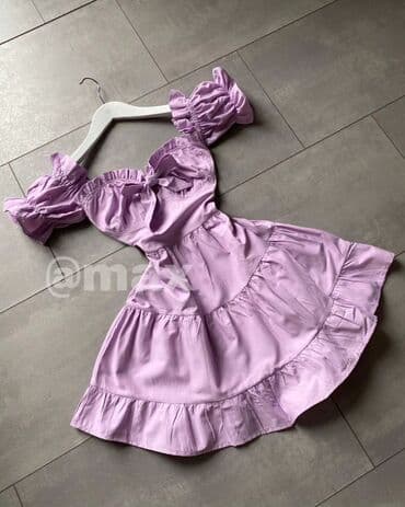 zara haljinica: New,,Dilane’s’’Dress Velicine:S M L Boje:Zara Green and Lila — 1