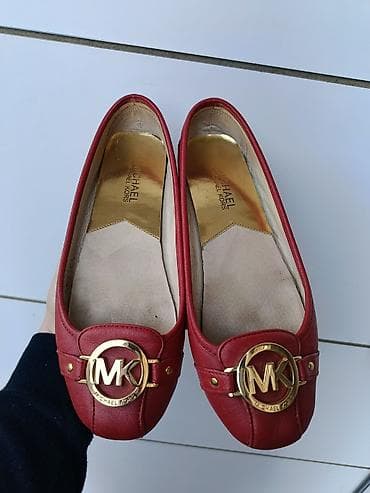 obuca mirjevo: Michael Kors baletanke – crvene kožne - Model: klasične baletanke sa — 1