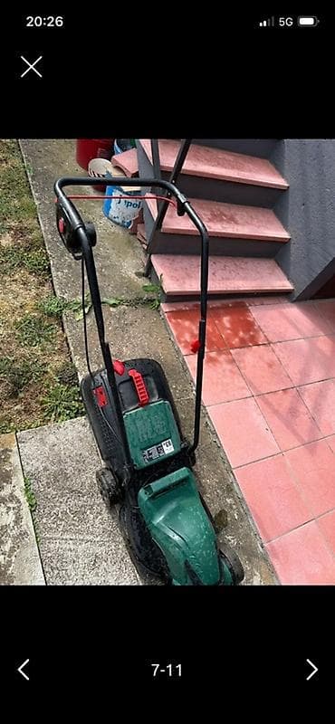 Električna kosačica za travu – sa korpom za sakupljanje - Pogon