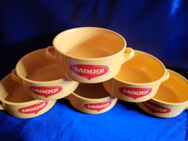 jysk posude za zacine: Cinije nove za supe,corbe,poslastice vintaz Maggi. Komada 6 u — 2