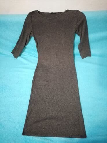 Women's Clothing: S, color - Grey, Oversize, Long sleeves — 1