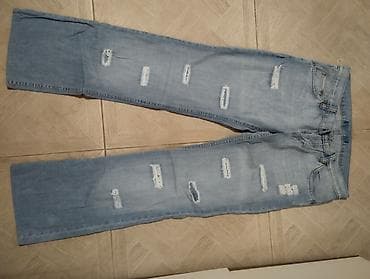 Ženske farmerke – 3 modela (svetli denim) 1) Ravan kroj sa naglašenim