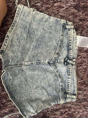 teksas suknje novi pazar: New Yorker- teksas šorts - Model: šorts sa visokim strukom - — 2