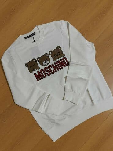 helanke rebrasti pamuk: Duks, 2XL (EU 56), L (EU 52), M (EU 50), Moschino, bоја - Crna — 2
