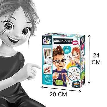 zlatne narukvice cena: Izrada priveska 105183 Buki – kreativni DIY set sa scoubidou trakicama — 4