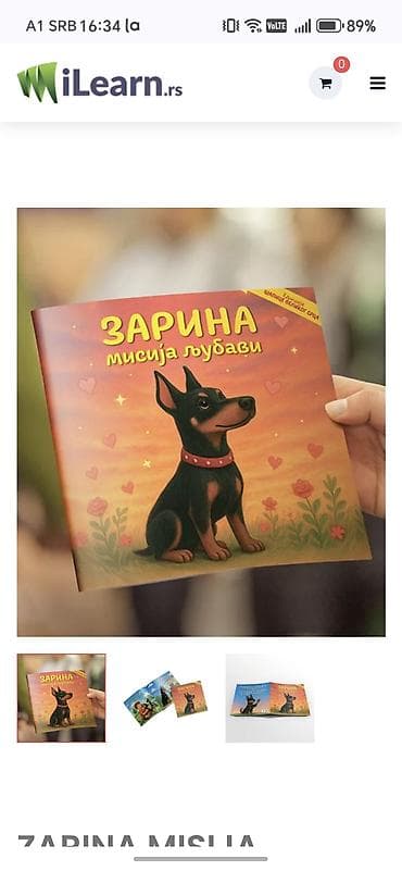 Dečja slikovnica “Zarina misija ljubavi” - Ilustrovana priča o maloj