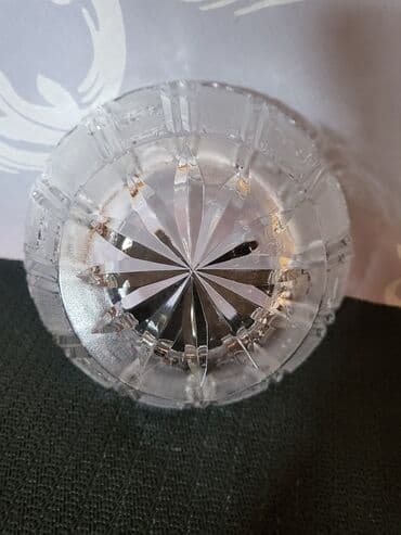 kristalni set za viski: Bombonijera nova kristal rucni rad Zajecar iz 70ih. Nova bombonijera — 15