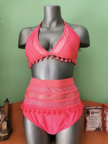 jednodelni push up kupaci: One size, Jednobojni, bоја - Roze — 1