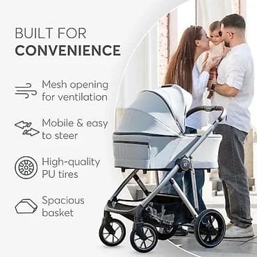 Kolica za bebe: Kikkaboo kolica Chiara 3in1 set sa i-Size autosedištem i tvrdim — 4