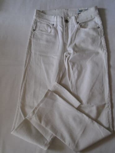zvonarice pantalone: Nove bele farmerke original Crocker, pamuk 99% i 1% elastina. Poluobim — 2