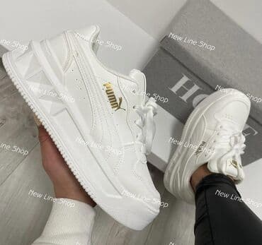 zenske patike najk: Puma, bоја - Bela — 2
