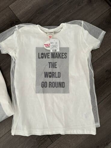 kanz jakne za devojcice: Round neck, Short sleeve, 152-158 — 1
