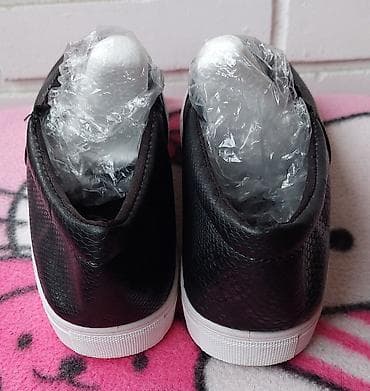 new balance patike 574: Crne slip-on patike - Model: slip-on (bez pertli) sa elastičnim — 4