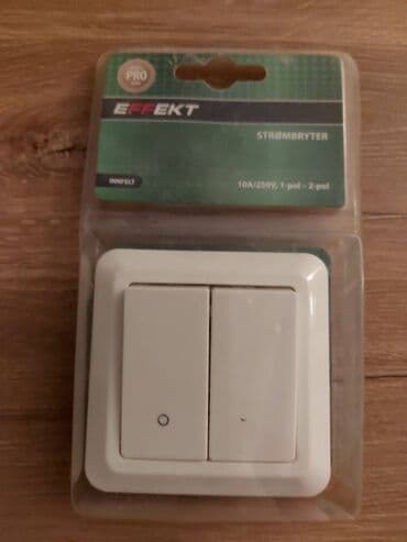 Nov Dvopolni ugradni elektro prekidač 10A/250V na lalafo.rs Nov Dvopolni ugradni elektro prekidač 10A/250V