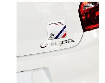 auto presvlake: Samolepljiva metalna pločica - CITROEN MOTORSPORT Samolepljiva — 3