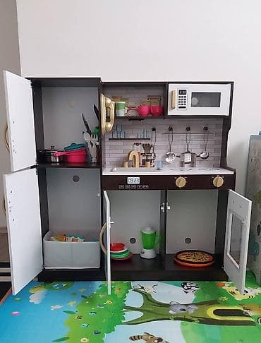 novi sad size: Drvena dečija kuhinja – kompletan set za maštovitu igru - Velika — 2