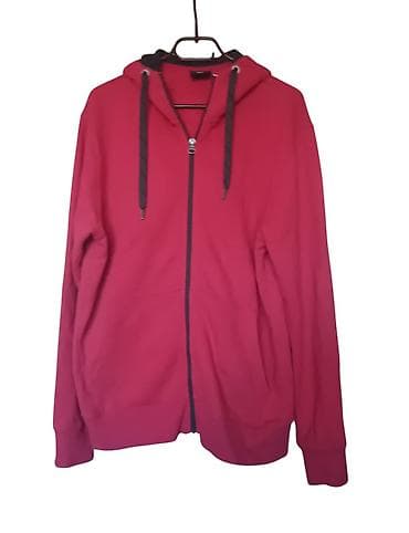 duks lacoste: Crvena dukserica sa rajsferšlusom i kapuljačom Brend - True North - — 1