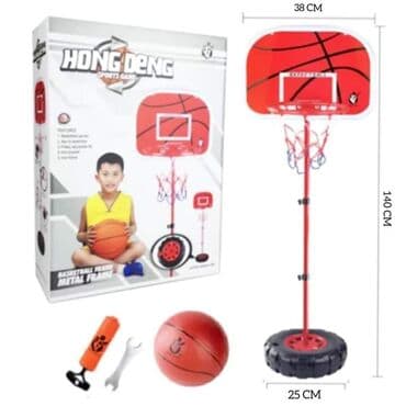 Podesivi set za košarku 140cm x 38cm x 25 CM - Savršen poklon za decu