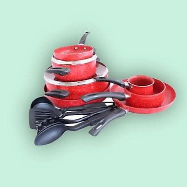 Set Lux Granitnog Posuđa Cena 10900dinara+Ptt 350 dinara. Garancija 24