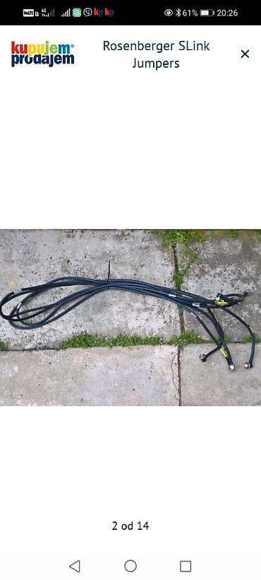 polovni ormari njuskalo: Rosenberger SLink jumpers – profesionalni koaksijalni kablovi za — 2