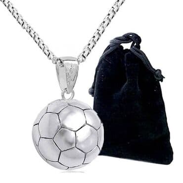 nakit za butine: Lancic - Fudbalska lopta - 316L Predivna ogrlica. Idealan poklon — 3