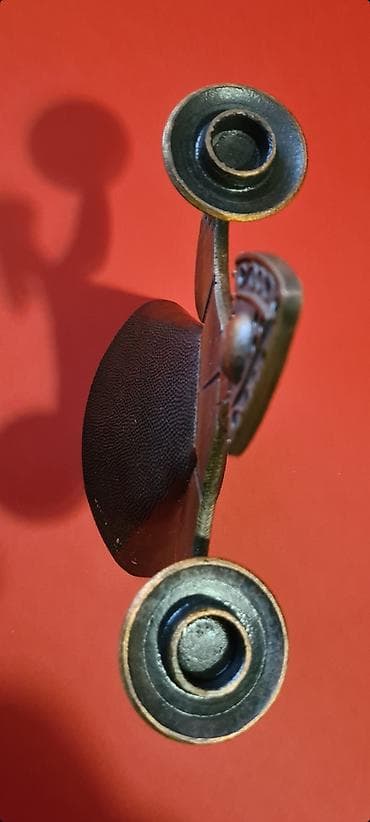 komode akcija: ☆ Na prodaju starinski ruski svećnjak u obliku žene koja nosi — 6