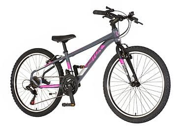 george decija garderoba: Bicikl junior 24 Visitor Radiance 24" (XS) – sivi Dečiji MTB bicikl — 1