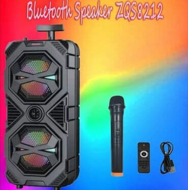 radio na solarno punjenje: Prenosni blutut laraoke zvučnik sa bežičnim mikrofonom. Cena : 9000din — 3