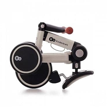 Dečiji bicikli: KINDERKRAFT TRICIKL 3U1 4TRIKE – SILVER GREY Tricikl 4Trike je 3-u-1 — 4