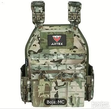 samostrel sa optikom: Takticki prsluk nosac Ploca ARTEX MultiCam sara moll sistem kacenja — 1