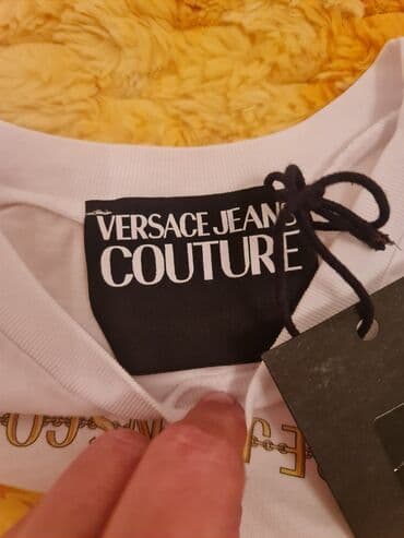colmar majice: Versace Jeans, S (EU 36), Cotton, color - White — 2