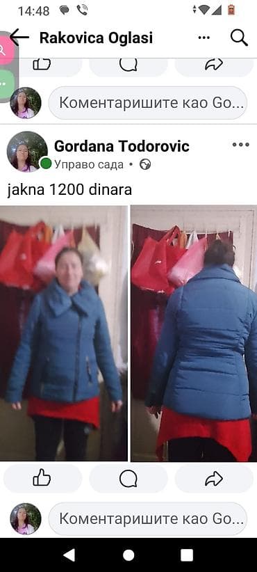 kaput vero moda: Ženske zimske jakne – više modela i veličina 1) Siva prošivena jakna — 6