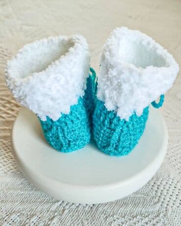 Children's Items: Slipper booties, Size - Pre-walking — 4