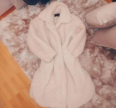 Kaputi: Sinsay teddy kaput – model iz Outerwear kolekcije - Boja: krem/bela - — 3