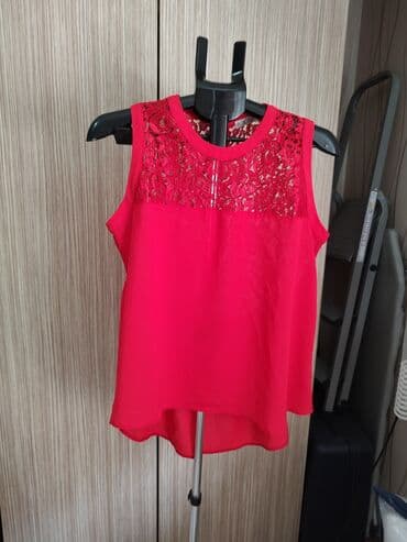 kaftan haljine za plazu new yorker: M (EU 38), Single-colored, color - Red — 1