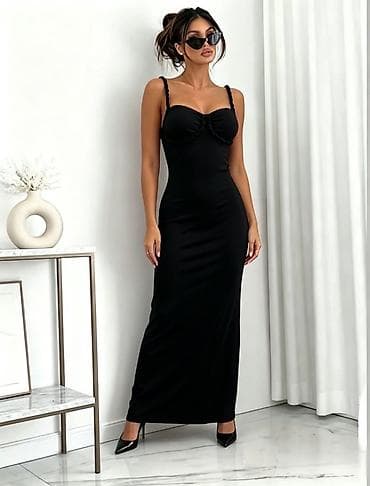 haljina 110: ✅Ženska maxi haljina sa pletenim bretelama
✅2000 din — 2