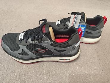 crne lakovane salonke: Skechers GOwalk Workout Walker muške patike za hodanje - Model — 5